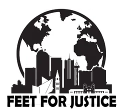 Feet for Justice Run logo