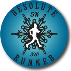 Resolute Runner 5k logo