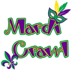 All-Out Mardi Crawl logo