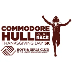 Commodore Hull Thanksgiving Day 5k Road Race logo