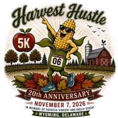 20th Annual Harvest Hustle 5K 2026 logo
