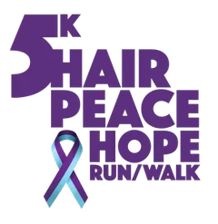 Hair Peace and Hope 5K Run/Walk logo