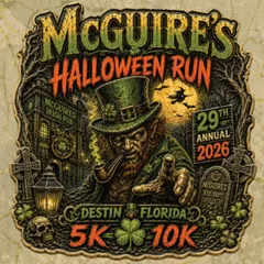 McGuire's of Destin Halloween Run logo