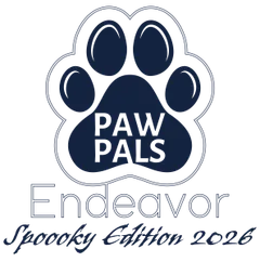 PawPals Endeavor: Spoooky Edition 2026 and PawPals 4 Life 5k logo