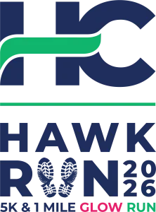 HC Hawk Run 5K--GLOW RUN logo