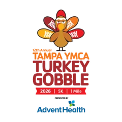 Tampa YMCA Turkey Gobble 5K & 1 Mile logo