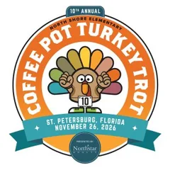 The Coffee Pot Turkey Trot - Presented by North Shore Elementary logo