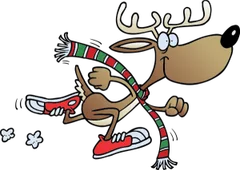 Lake Jovita 5K Reindeer Run logo