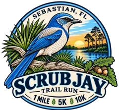 Scrub Jay Trail Race 10k, 5k, 1 Miler logo