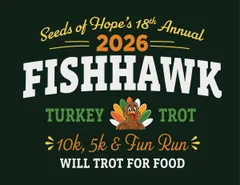 2026 FishHawk Turkey Trot logo