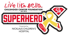 Live Like Bella Superhero 5k presented by Nicklaus Children's Hospital logo