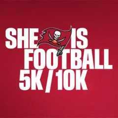 She is Football 5K/10K logo