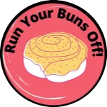 RUN YOUR BUNS OFF MARATHON @ RIDGE MANOR logo