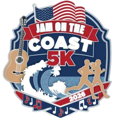 Jam On The Coast 5K logo