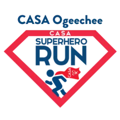 14th Annual CASA Ogeechee Superhero Run logo