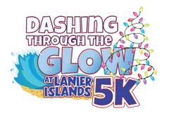 Dashing through the Glow 5K at Lanier Islands logo
