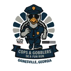 Gainesville's Thanksgiving Day Cops & Gobblers 5K logo