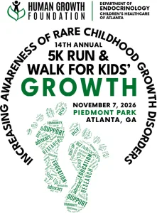 HGF's 14th Annual 5K Run & Walk for Kids' Growth - Atlanta logo