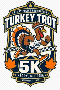 Perry Police Foundation Turkey Trot 5K logo