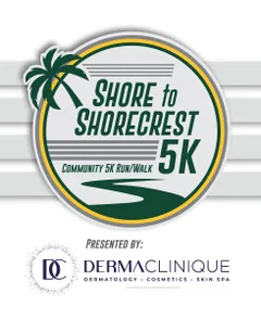 4th Annual Shore to Shorecrest 5K presented by Dermaclinique: Dr. Priya Nayyar, M.D. logo