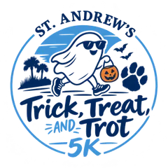 St Andrew's Trick Treat or Trot 5k logo