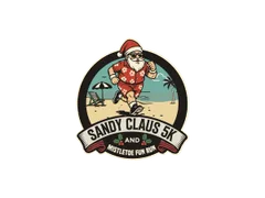 Sandy Claus 5k and Mistletoe Fun Run logo