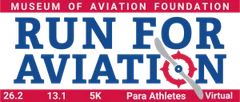 Museum of Aviation Marathon, Half Marathon & 5K and Hand Cycle Race logo