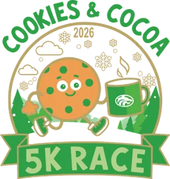 Cookies & Cocoa 5K & 1 Mile Fun Run logo