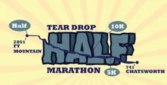 Tear Drop Half Marathon, 10K & 5K logo