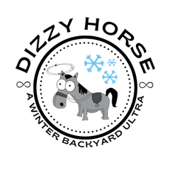 Dizzy Horse, A Winter Backyard Ultra logo