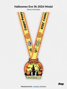 The Copper Penny Spirits Halloween Eve 5k logo
