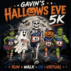 Gavin's Hallows' Eve 5K logo