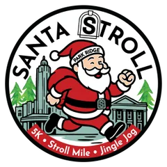 Park Ridge Santa Stroll 5k - Stroll Mile - Jingle Jog logo