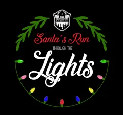 Santa's Run through the Lights 5K Run/Walk logo