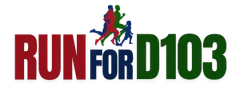 Run for D103 5K Run/Walk logo