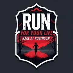 Run for Your Life Race at Robinson Lake - 5K and Haunted Fun Walk/Run logo