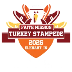 Faith Mission Turkey Stampede presented by Adams Remco, Inc. logo