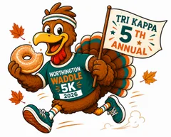 Worthington Waddle 5K logo