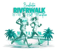 Bradenton Riverwalk Half Marathon 10k 5k logo
