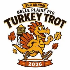 Belle Plaine PTO Turkey Trot logo
