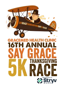 Say Grace Thanksgiving Day 5K Race logo