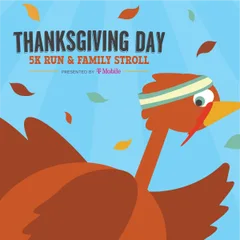 Thanksgiving Day 5K Run & Family Stroll presented by T-Mobile logo