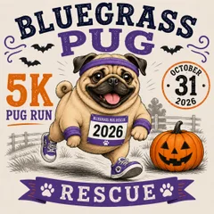 Bluegrass Pug Run 5K logo