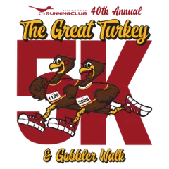The 40th Annual Great Turkey 5K Run & Gobbler Walk logo