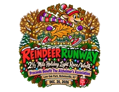 Reindeer Runway 2 & 1/2 Mile Run/Walk logo