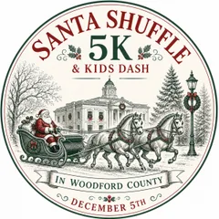 Woodford County Santa Shuffle 5K & Kids Elf Dash logo