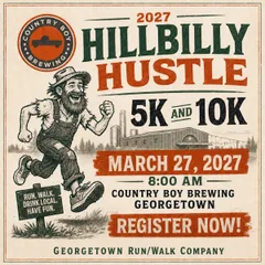 Hillbilly Hustle 5K & 10K logo