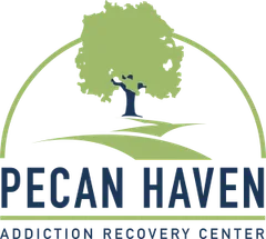 Fall into Recovery 5K presented by Pecan Haven Addiction Recovery Center logo