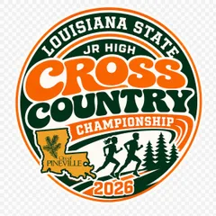 Louisiana Jr High and Elementary CrossCountry State Championship logo