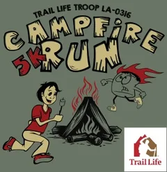 TRAIL LIFE USA, CAMPFIRE RUN logo